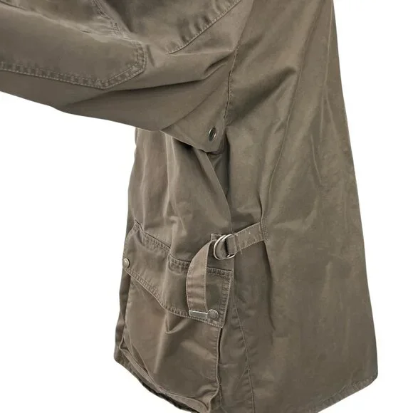 Banana Republic Men's Y2K Cotton Chore Barn Coat Field Jacket Green Size Large - Picture 10 of 11